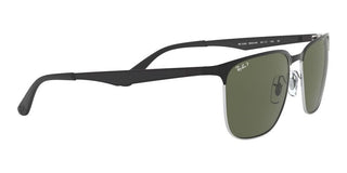 Ray-Ban RB 3569 unisex Black Geometric Sunglasses