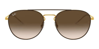 Ray-Ban RB 3589 women Brown Geometric Sunglasses