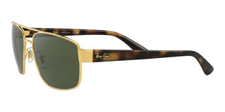 Ray-Ban RB 3663 men Gold Pilot Sunglasses