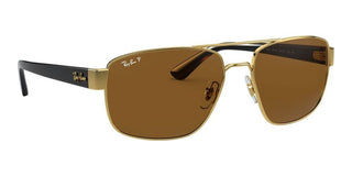 Ray-Ban RB 3663 men Gold Pilot Sunglasses