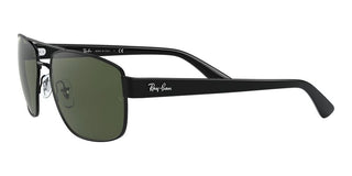 Ray-Ban RB 3663 men Black Pilot Sunglasses