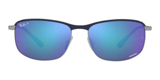 Ray-Ban RB 3671CH CHROMANCE unisex Blue Geometric Sunglasses