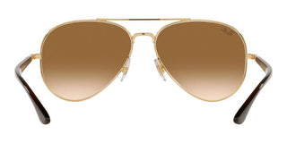 Ray-Ban RB 3675 unisex Gold Pilot Sunglasses