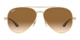 Ray-Ban RB 3675 unisex Gold Pilot Sunglasses