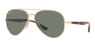 Ray-Ban RB 3675 unisex Gold Pilot Sunglasses