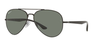 Ray-Ban RB 3675 unisex Black Pilot Sunglasses