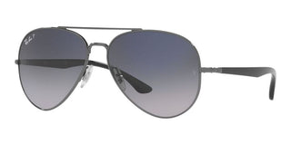 Ray-Ban RB 3675 unisex Ruthenium Pilot Sunglasses