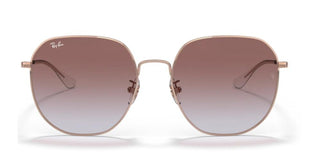 Ray-Ban RB 3680D unisex Rose gold Geometric Sunglasses