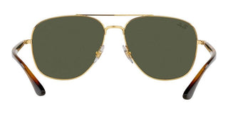 Ray-Ban RB 3683 unisex Gold Pilot Sunglasses