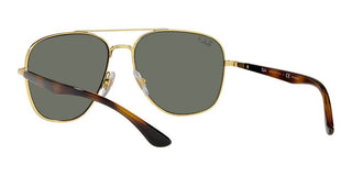 Ray-Ban RB 3683 unisex Gold Pilot Sunglasses