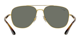 Ray-Ban RB 3683 unisex Gold Pilot Sunglasses