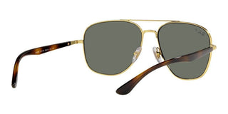 Ray-Ban RB 3683 unisex Gold Pilot Sunglasses