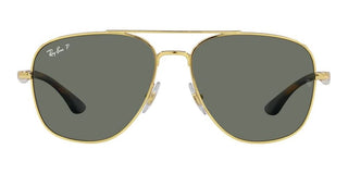 Ray-Ban RB 3683 unisex Gold Pilot Sunglasses