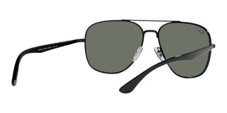 Ray-Ban RB 3683 unisex Black Pilot Sunglasses