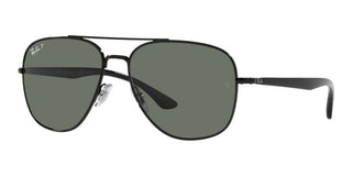 Ray-Ban RB 3683 unisex Black Pilot Sunglasses