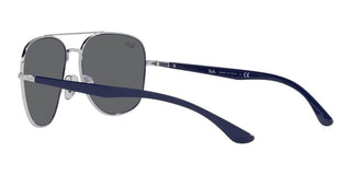 Ray-Ban RB 3683 unisex Silver Pilot Sunglasses