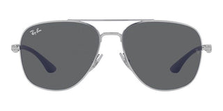 Ray-Ban RB 3683 unisex Silver Pilot Sunglasses