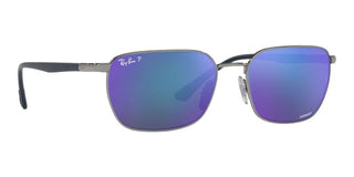 Ray-Ban RB 3684CH unisex Grey Rectangle Sunglasses