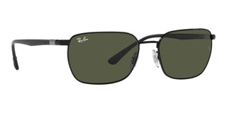 Ray-Ban RB 3684 unisex Black Geometric Sunglasses