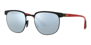 Ray-Ban RB 3698M SCUDERIA FERRARI unisex Black Geometric Sunglasses