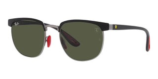 Ray-Ban RB 3698M SCUDERIA FERRARI unisex Black Geometric Sunglasses