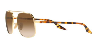 Ray-Ban RB 3699 unisex Gold Pilot Sunglasses