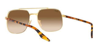 Ray-Ban RB 3699 unisex Gold Pilot Sunglasses