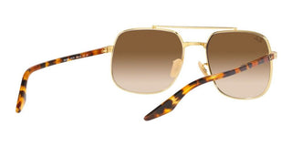 Ray-Ban RB 3699 unisex Gold Pilot Sunglasses