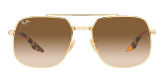 Ray-Ban RB 3699 unisex Gold Pilot Sunglasses