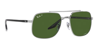 Ray-Ban RB 3699 unisex Silver Pilot Sunglasses