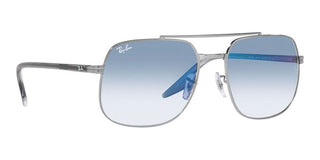 Ray-Ban RB 3699 unisex Silver Pilot Sunglasses