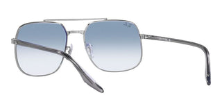 Ray-Ban RB 3699 unisex Silver Pilot Sunglasses