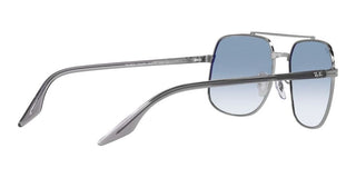 Ray-Ban RB 3699 unisex Silver Pilot Sunglasses