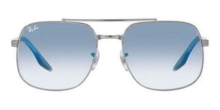 Ray-Ban RB 3699 unisex Silver Pilot Sunglasses