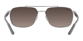 Ray-Ban RB 3701 men Ruthenium Squared Sunglasses