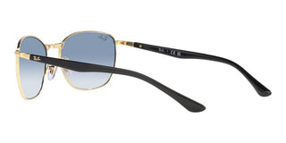 Ray-Ban RB 3702 unisex Black Pilot Sunglasses