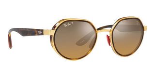 Ray-Ban RB 3703M unisex Gold Visor Sunglasses