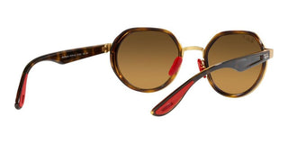 Ray-Ban RB 3703M unisex Gold Visor Sunglasses