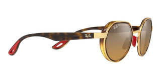 Ray-Ban RB 3703M unisex Gold Visor Sunglasses