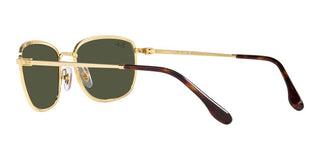 Ray-Ban RB 3705 unisex Gold Geometric Sunglasses