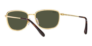 Ray-Ban RB 3705 unisex Gold Geometric Sunglasses