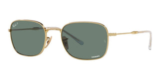 Ray-Ban RB 3706 unisex Gold Geometric Sunglasses