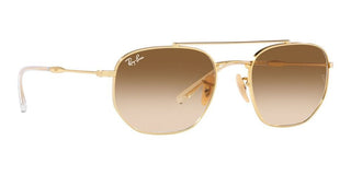 Ray-Ban RB 3707 unisex Gold Pilot Sunglasses