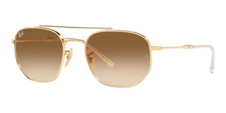 Ray-Ban RB 3707 unisex Gold Pilot Sunglasses