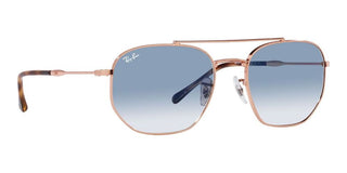 Ray-Ban RB 3707 unisex Rose gold Pilot Sunglasses