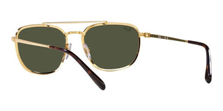 Ray-Ban RB 3708 unisex Gold Pilot Sunglasses