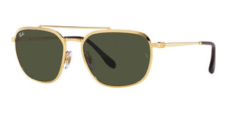 Ray-Ban RB 3708 unisex Gold Pilot Sunglasses