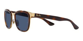 Ray-Ban RB 3709 unisex Gold Visor Sunglasses