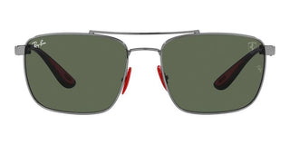 Ray-Ban RB 3715M unisex Silver Visor Sunglasses