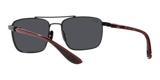 Ray-Ban RB 3715M unisex Black Visor Sunglasses